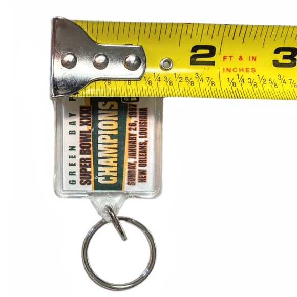Green Bay Packers NFL Superbowl XXXI Championship January 26, 1997 Keychain - Picture 5 of 5